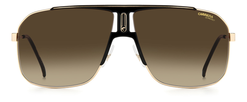 Okulary CARRERA 1043-S-2M2-HA. Okulary przeciwsłoneczne, Kolor czarny złoty. Mężczyzna.