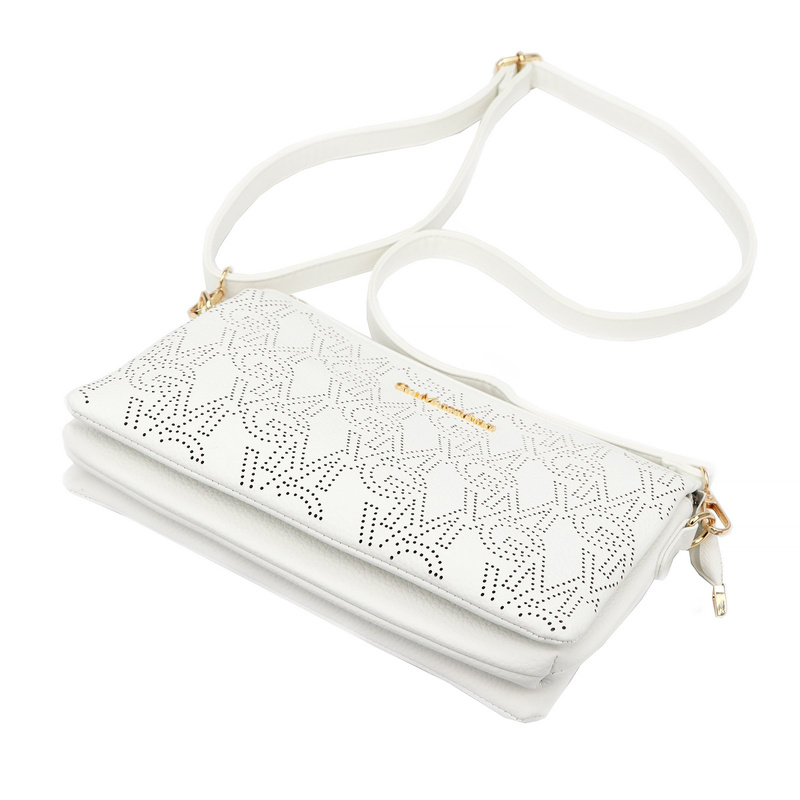 Gian Marco Venturi Listonoszka Na Ramię Damska Mała Skóra Eko Organizer