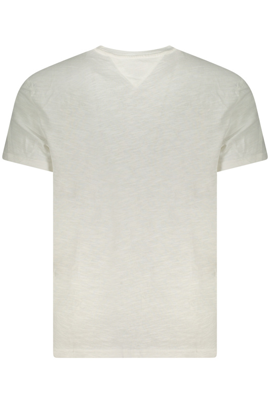 TOMMY HILFIGER KOSZULKA Z KR�TKIM R�KAWEM M�SKA BIA�A