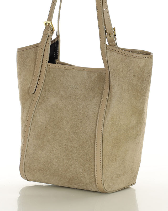 Torebka damska worek hobo bag skóra naturalna - MARCO MAZZINI czarna