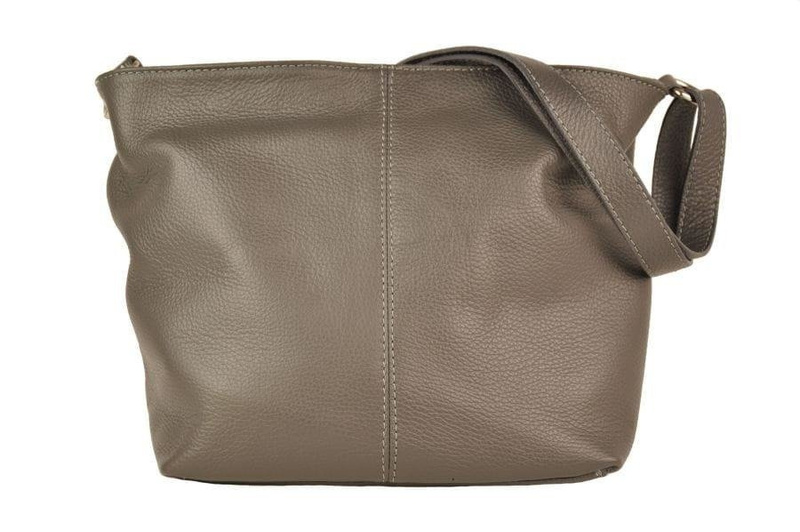 Listonoszka damska skórzana - Barberini's - Brązowa