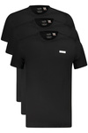 Czarny T-shirt męski Calvin Klein LV00NB4733 – 3-pak
