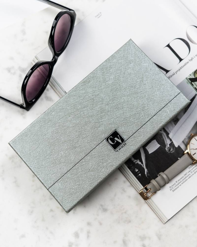 4U Cavaldi damski portfel skóra naturalna lakierowana podłużna portmonetka