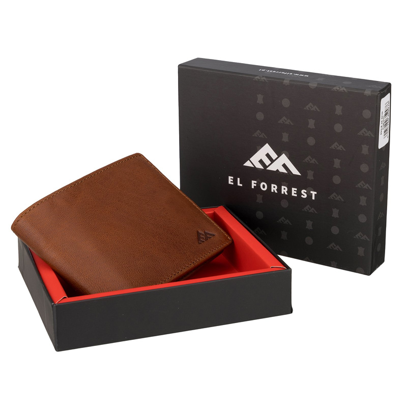 Skórzany męski portfel EL FORREST 892/A-26 RFID