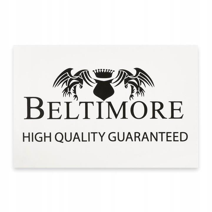 Czarne Rękawiczki skórzane męskie polar miś BELTIMORE K33 : Kolory - czarny