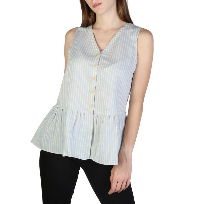 Koszule marki Armani Exchange model 3ZYH47YNCMZ. Kolor Niebieski, Odzież Damskie. sezon: Wiosna/Lato