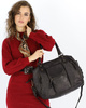 Torba biznesowa bowling retro bag skórzana - MARCO MAZZINI czarny