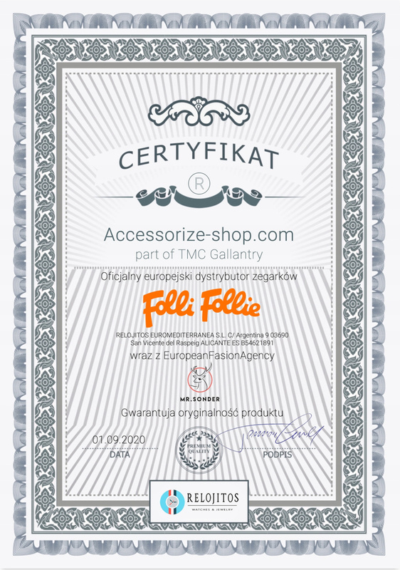 Zegarek FOLLI FOLLIE WF13R002SES. Kwarcowy, Kolor biały. Kobieta.