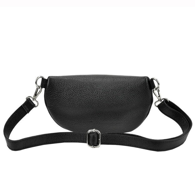 Damska saszetka ze skóry naturalnej Patrizia 417-003 SILVER