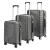Gravitt zestaw 3 walizek podróżnych na kółkach materiał ABS zamek na kod
