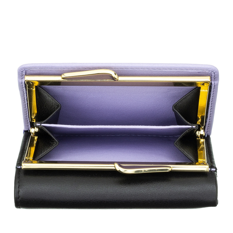 DUDU Damski skórzany stylowy kompaktowy portfel mała portmonetka