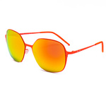 Okulary ITALIA INDEPENDENT 0202-055-000. Okulary przeciwsłoneczne, Kolor czerwony. Kobieta.