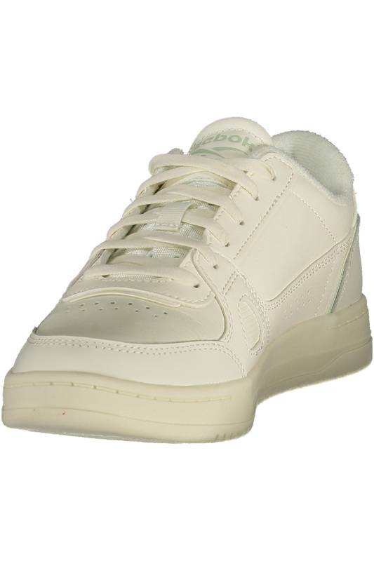 Białe sneakersy damskie REEBOK 100271602COURTLXS – zielone detale