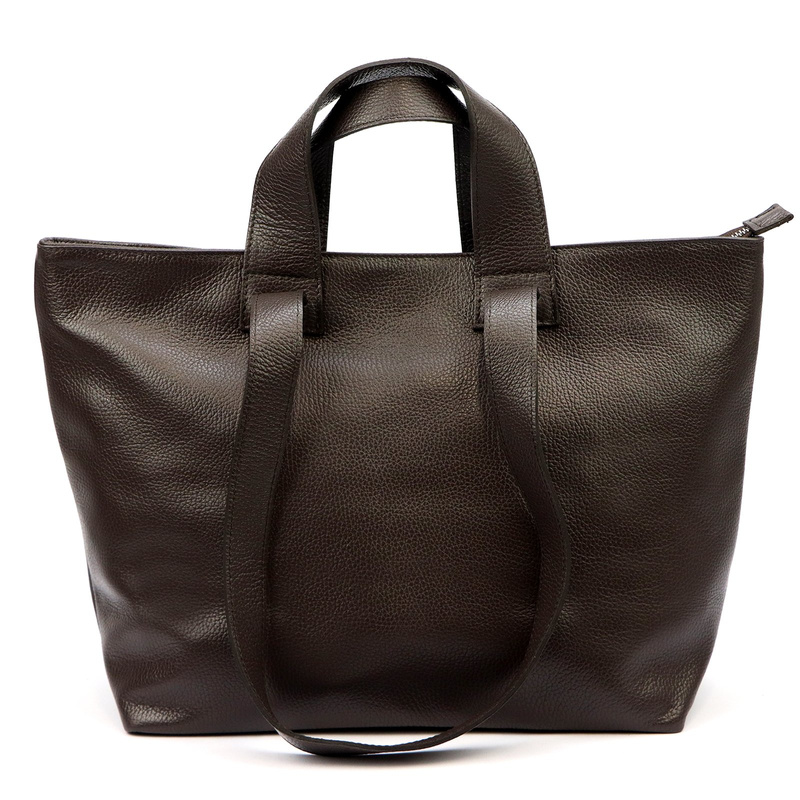 Damska shopperbag podwójny uchwyt torebka na ramię skórzana Luka