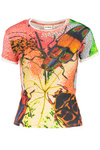 T-SHIRT DAMSKI Z KRÓTKIM RĘKAWEM DESIGUAL, CZERWONY