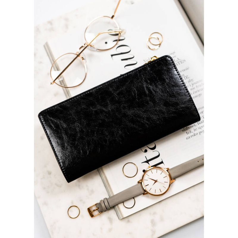 Skórzany damski portfel Peterson PTN ST-415 SNAKE