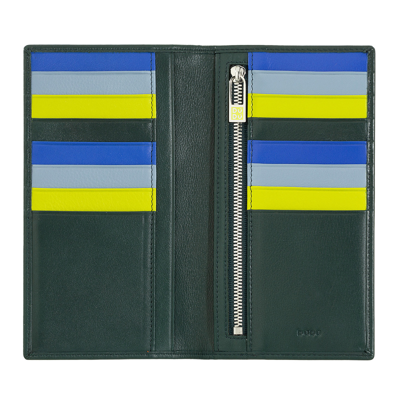 DuDu damski portfel skóra naturalna pionowa duża portmonetka