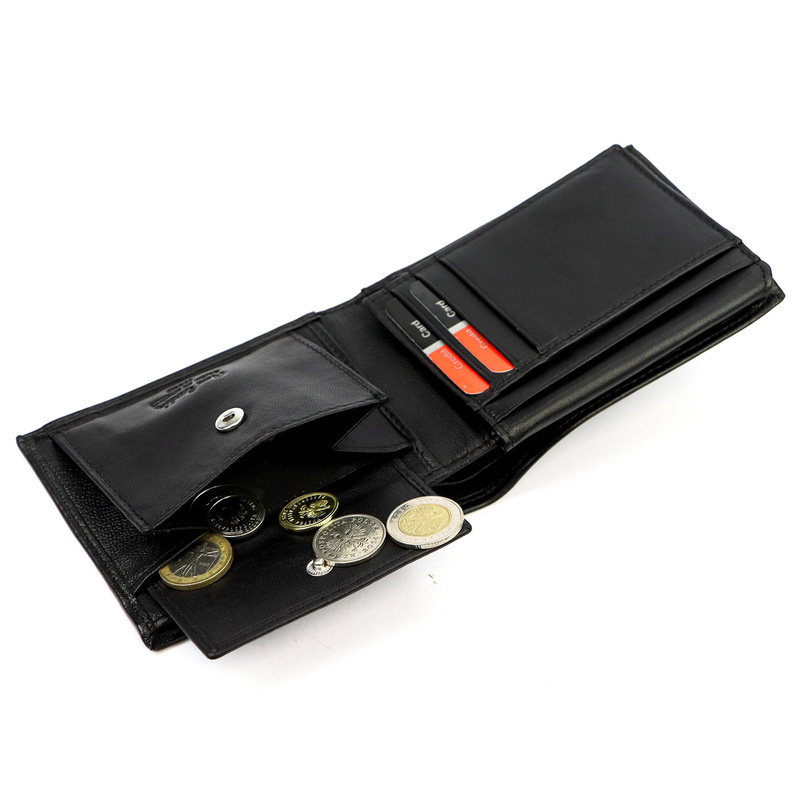 Pierre Cardin portfel męski skóra naturalna rozbudowany składany z RFID