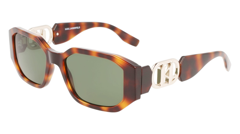 Okulary KARL LAGERFELD KL6085S-240. Okulary przeciwsłoneczne, Kolor brązowy. Kobieta.