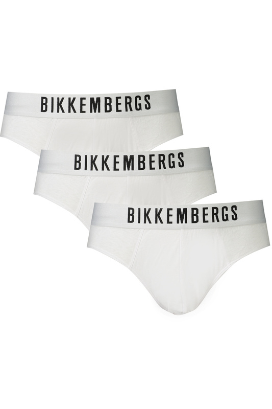 BIKKEMBERGS MĘSKIE BIAŁE SLIPSY
