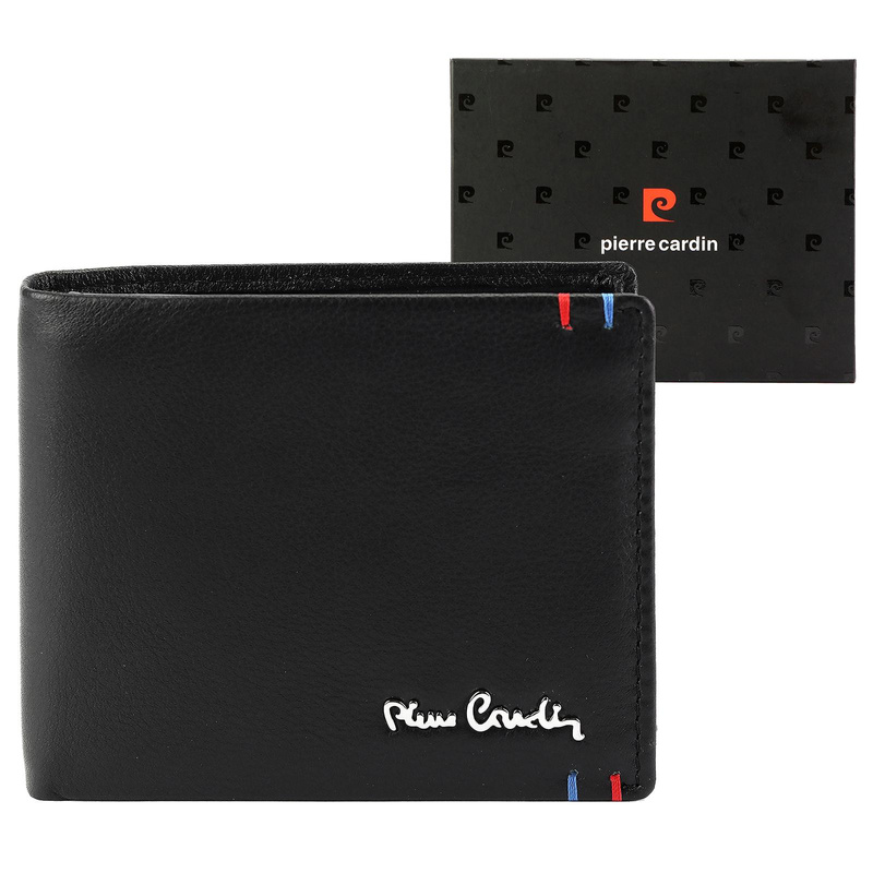 Pojemny Skórzany męski portfel Pierre Cardin RFID