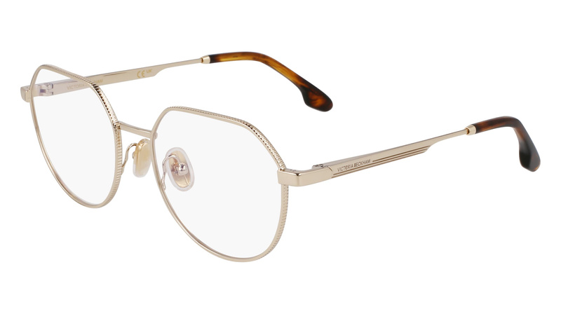 Okulary VICTORIA BECKHAM VB21355217714. EYEGLASSES, Kolor złoty. Kobieta.