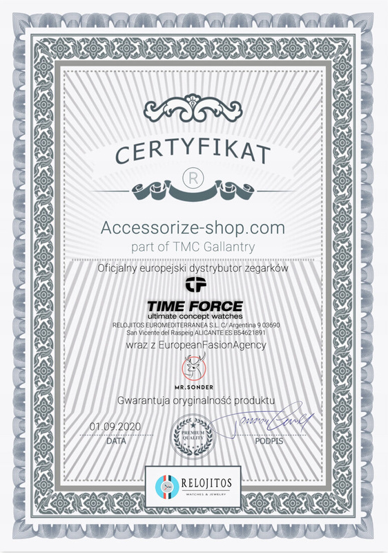 Biżuteria TIME FORCE TJ1060C01N. Wisiorek, Kolor czarny. Unisex.