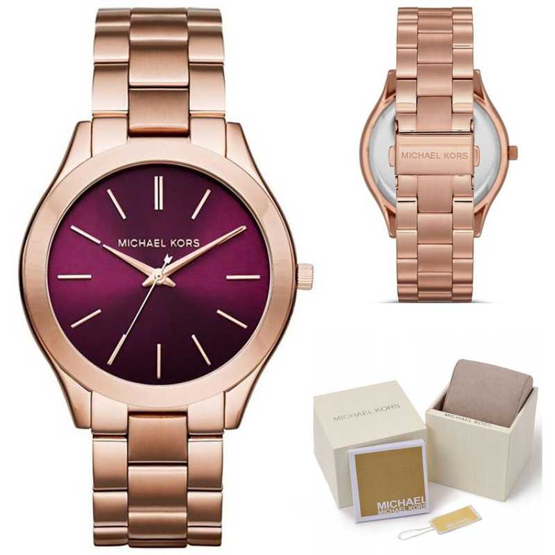 ZEGAREK DAMSKI Michael Kors Slim Runway MK3494 + BOX