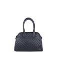 Damska skórzana torba tote Giulia Monti GM1545 D26, granatowa