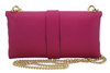 Torebka kopertówka na łańcuszku - Fuksja