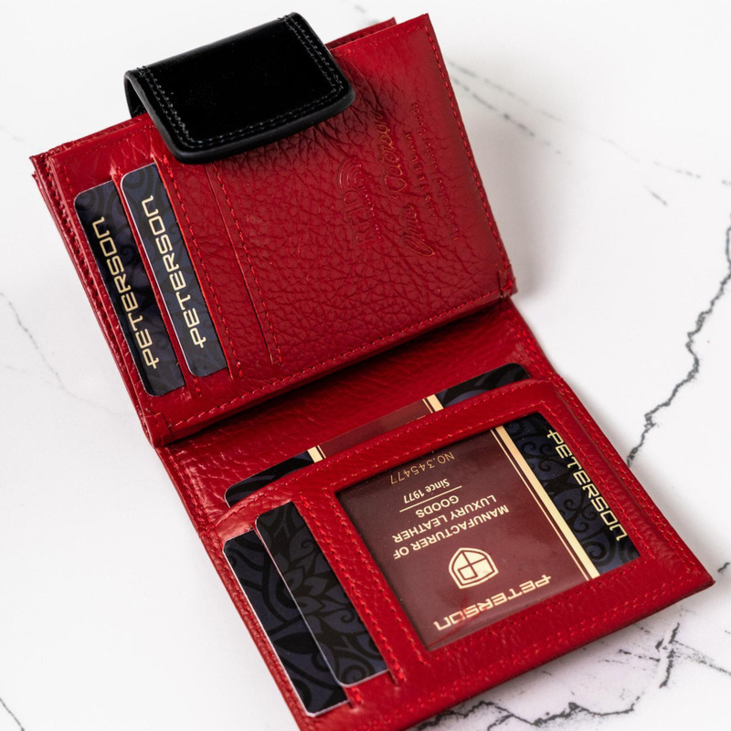 Skórzany damski portfel Peterson PTN 42329-SH-1