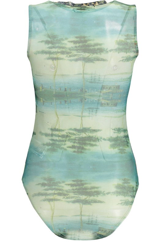 DESIGUAL BODY A PODKOSZULEK DAMSKI ZIELONY