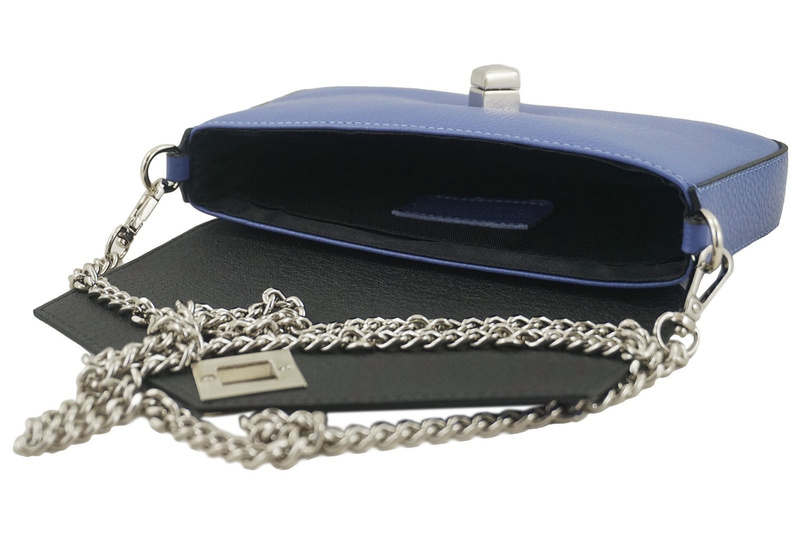 Modna torebka skórzana włoska - Żółte ciemne