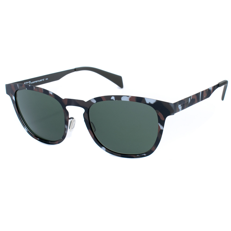 Okulary ITALIA INDEPENDENT 0506-093-000. Okulary przeciwsłoneczne, Kolor brązowy szary. Unisex.
