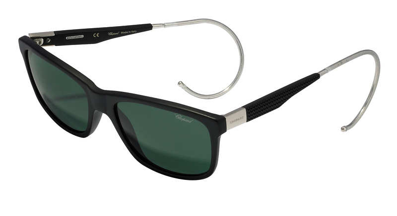 Okulary CHOPARD SCH156M57703P. Okulary przeciwsłoneczne, Kolor czarny. Mężczyzna.