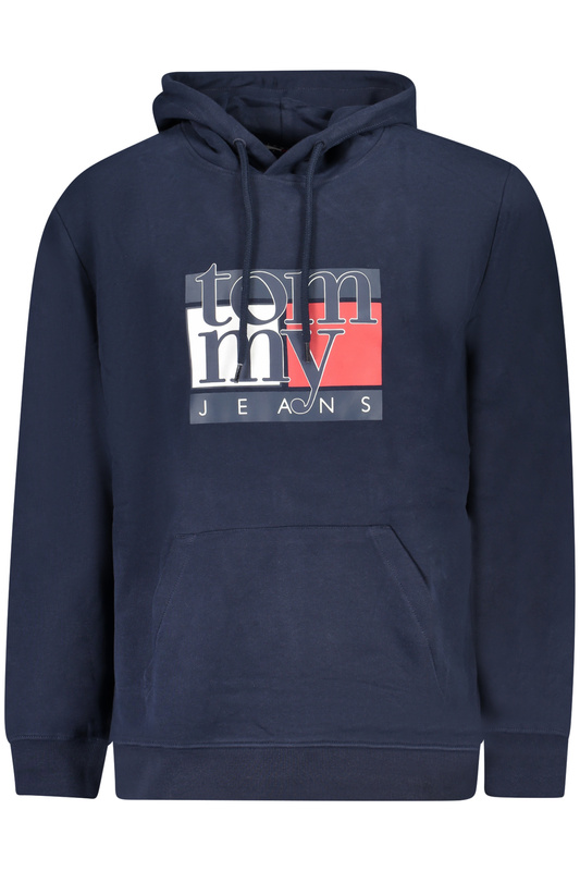 TOMMY HILFIGER MĘSKA NIEBIESKA BLUZA Z ROZPIĘCIEM
