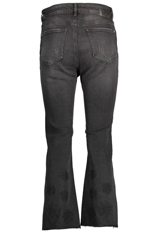 Czarne jeansy damskie Desigual