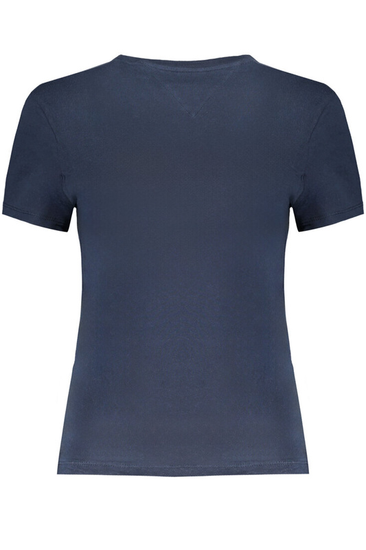 NIEBIESKI T-SHIRT DAMSKI Z KRÓTKIM RĘKAWEM TOMMY HILFIGER