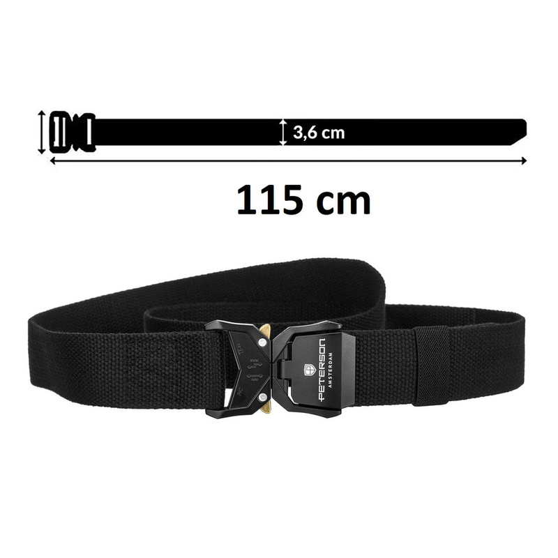 Pasek parciany z klamrą QR - Peterson