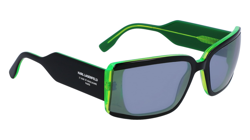 Okulary KARL LAGERFELD KL6106S-11. Okulary przeciwsłoneczne, Kolor czarny. Unisex.