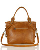 Torebka biznesowa damska kuferek skórzany premium bag - MARCO MAZZINI camel