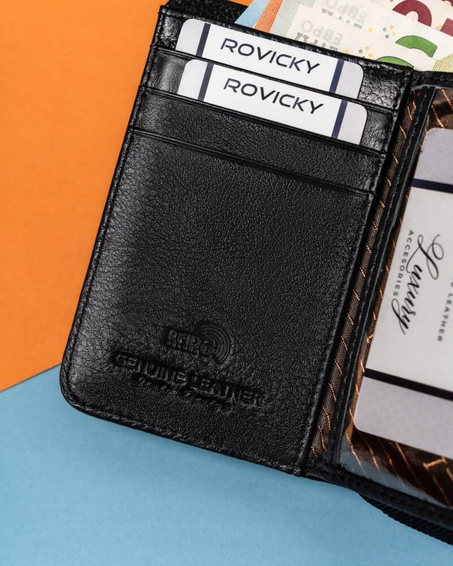 Portmonetka elegancka damska skórzana od Lorenti