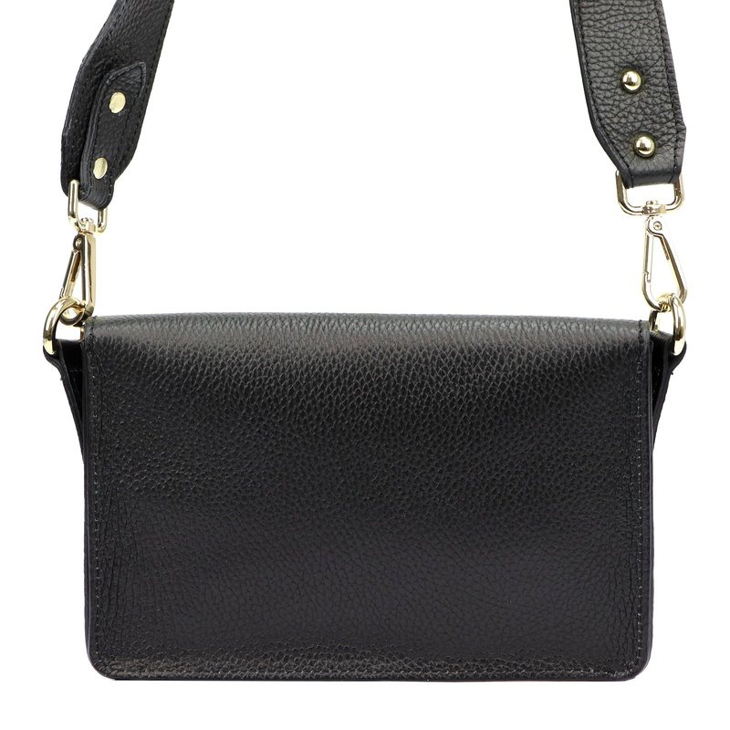 Gregorio mała listonoszka damska skóra naturalna stylowa torebka na ramię