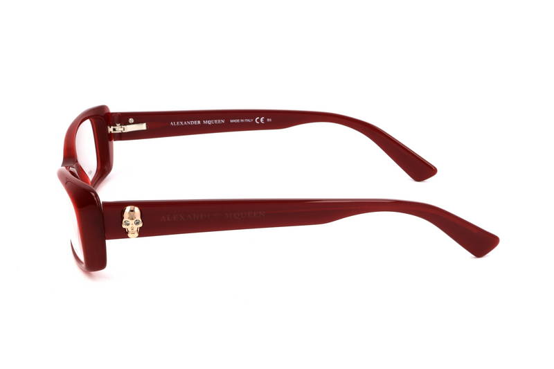 Okulary ALEXANDER MCQUEEN AMQ4184E5B. Okulary, Kolor BURGUNDY. Kobieta.