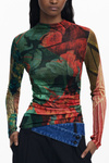 ZIELONY SWETER DAMSKI DESIGUAL