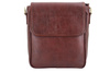 Torba męska ze skóry naturalnej na ramię - Brązowa