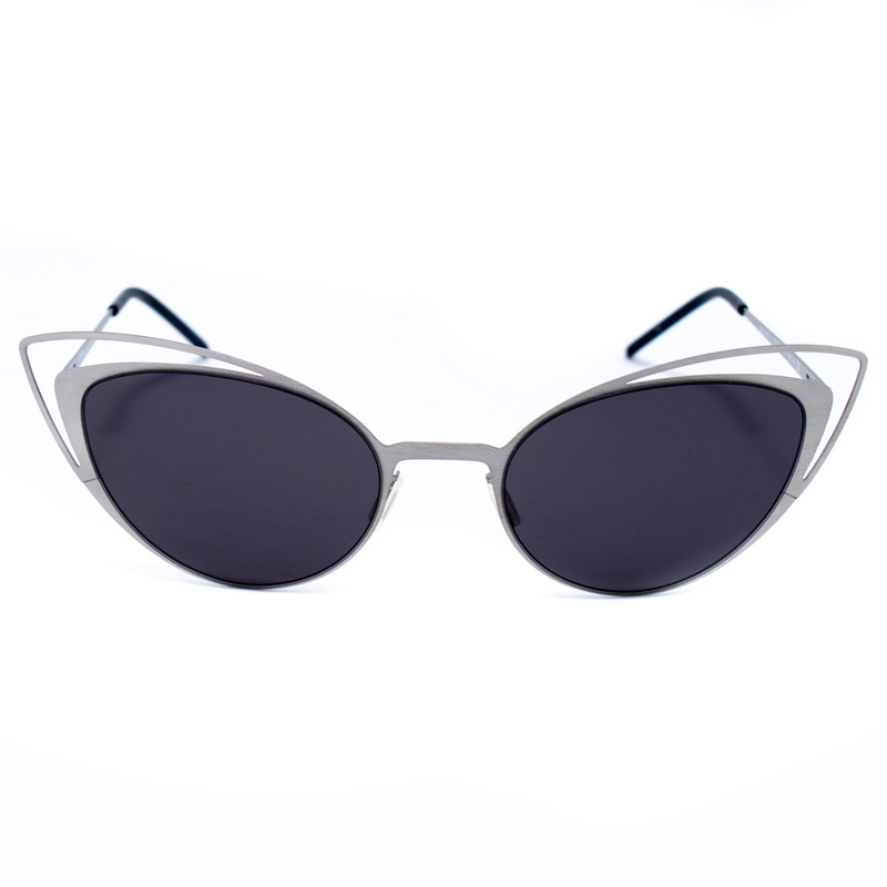 Okulary ITALIA INDEPENDENT 0218-075-075. Okulary przeciwsłoneczne, Kolor srebrny. Kobieta.
