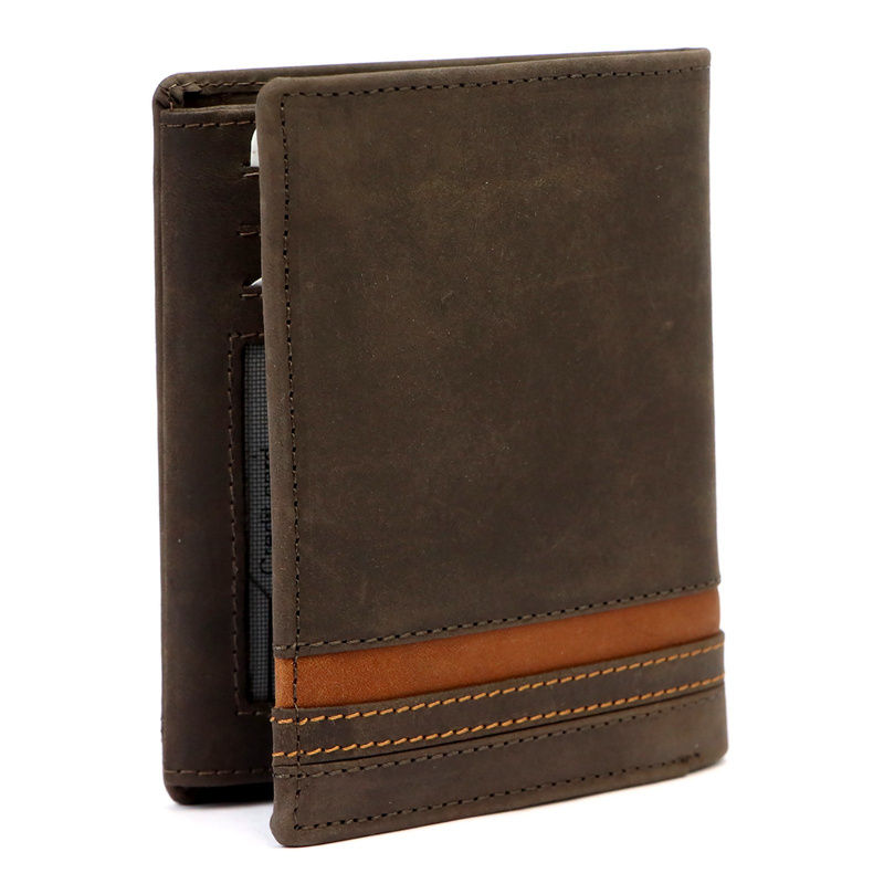 Skórzany męski portfel Nordee HVAL N4