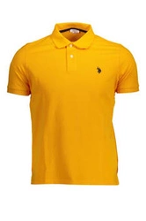 POLO US POLO Z KRÓTKIM RĘKAWEM POMARAŃCZOWY MĘŻCZYZNA