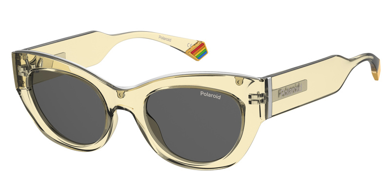 Okulary POLAROID PLD6199SXMC40. Okulary przeciwsłoneczne, Kolor żółty. Kobieta.